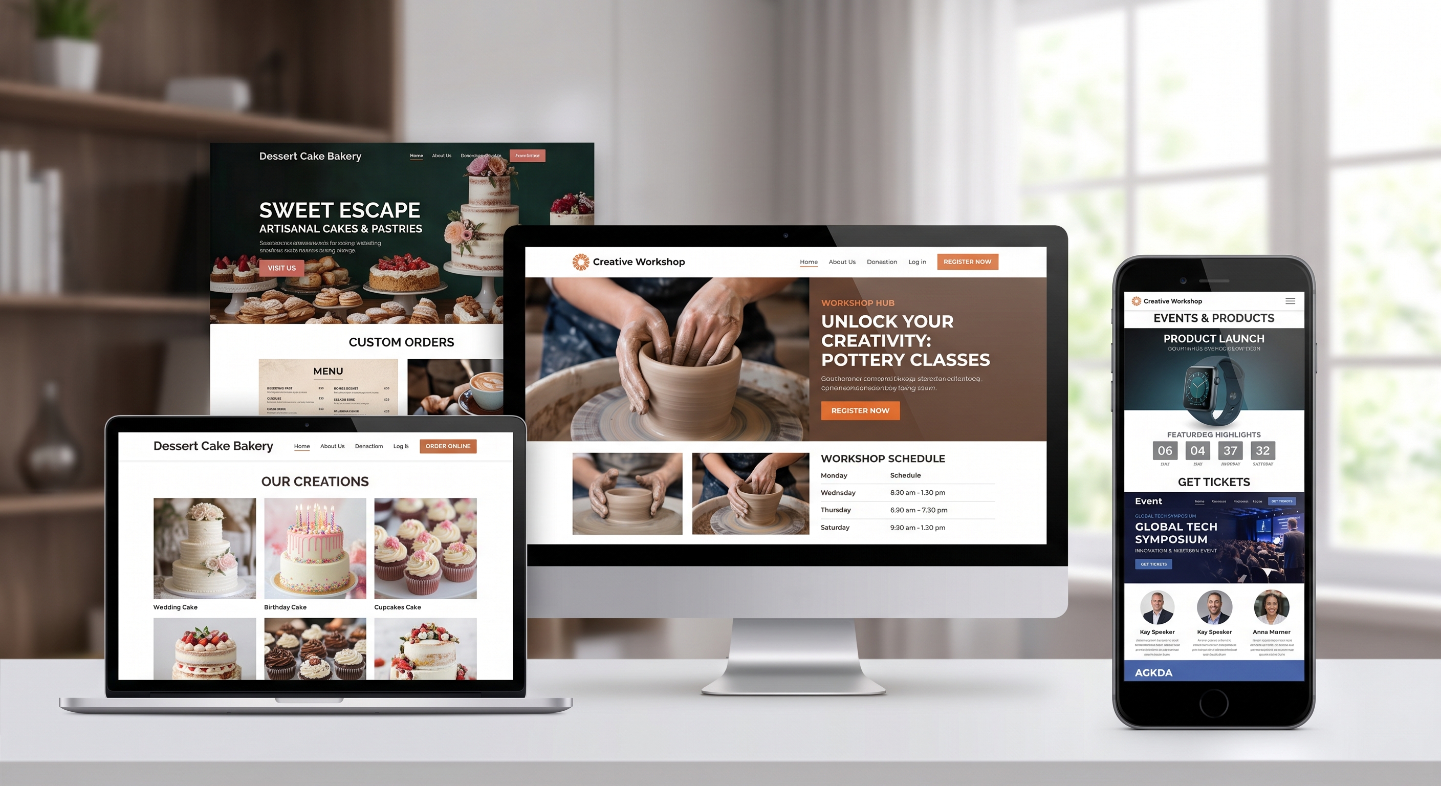 Generic event campaign landing-page planning